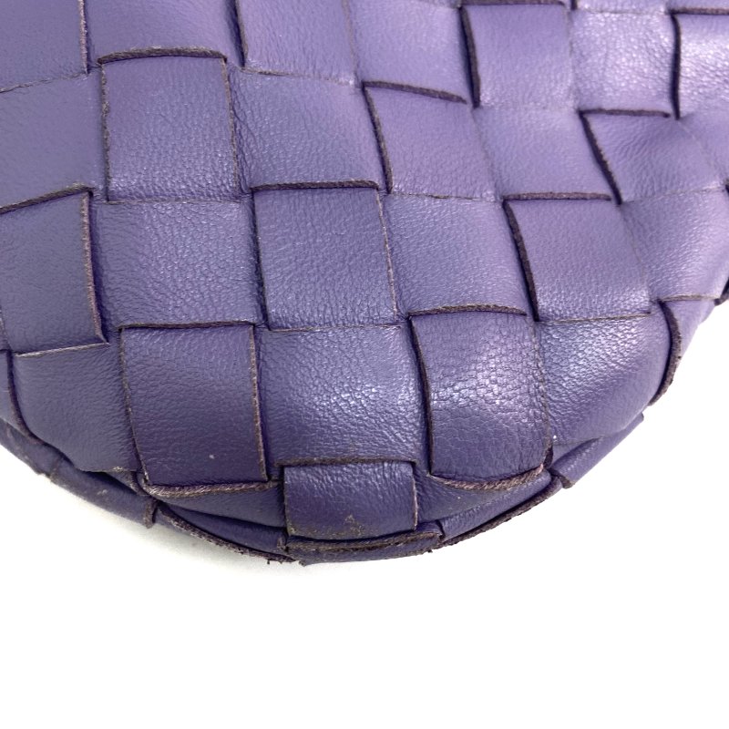 △ Bottega Veneta 寳緹嘉 Purple Lambskin Mini Jodie Hand Bag 紫色小羊皮手袋 - 267005778-4