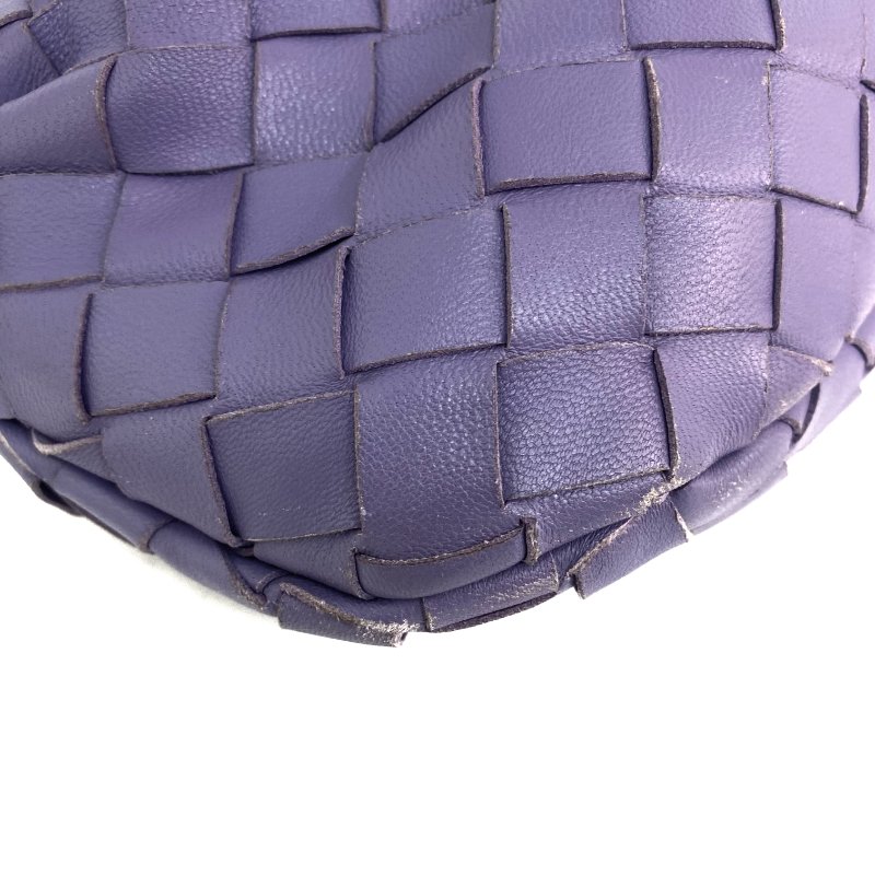 △ Bottega Veneta 寳緹嘉 Purple Lambskin Mini Jodie Hand Bag 紫色小羊皮手袋 - 267005778-5