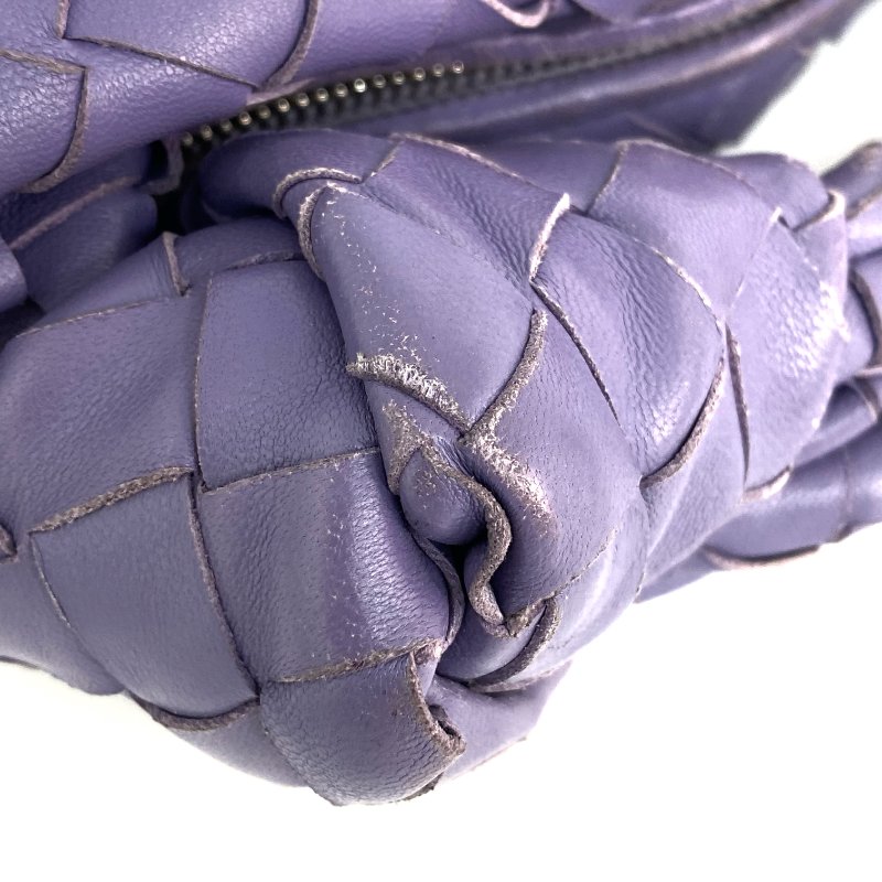 △ Bottega Veneta 寳緹嘉 Purple Lambskin Mini Jodie Hand Bag 紫色小羊皮手袋 - 267005778-9