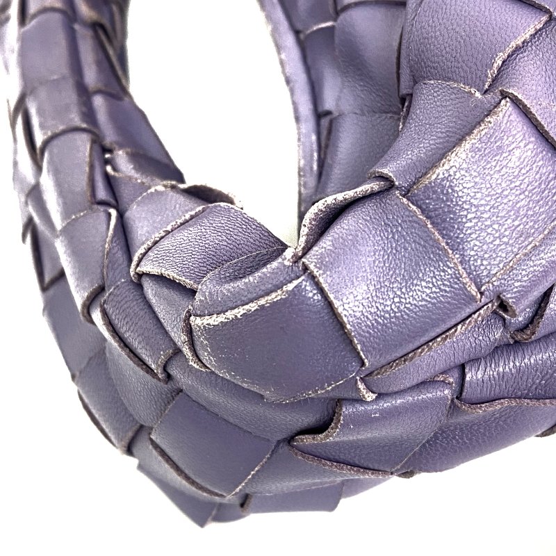 △ Bottega Veneta 寳緹嘉 Purple Lambskin Mini Jodie Hand Bag 紫色小羊皮手袋 - 267005778-10