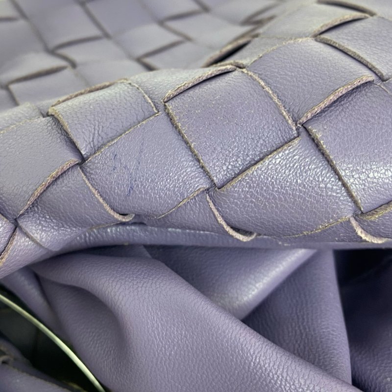 △ Bottega Veneta 寳緹嘉 Purple Lambskin Mini Jodie Hand Bag 紫色小羊皮手袋 - 267005778-18