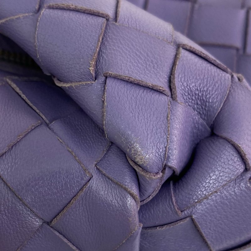 △ Bottega Veneta 寳緹嘉 Purple Lambskin Mini Jodie Hand Bag 紫色小羊皮手袋 - 267005778-19
