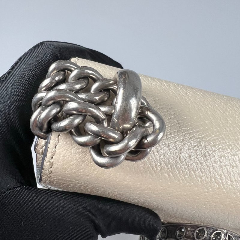 GUCCI 421970 白水鑽酒神包-8