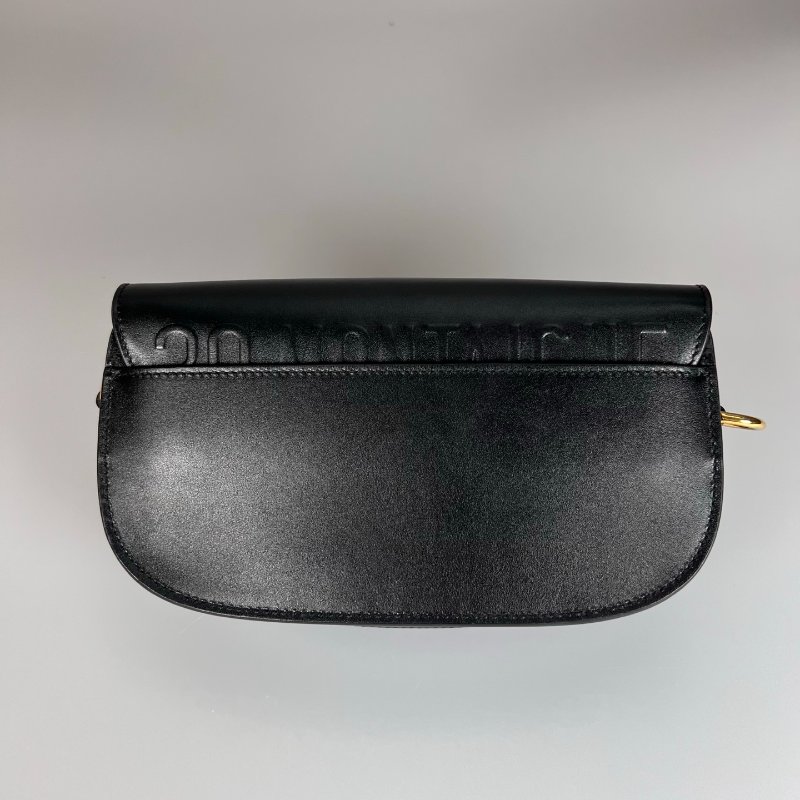 DIOR 黑皮革BOBBY橫版側肩包-1