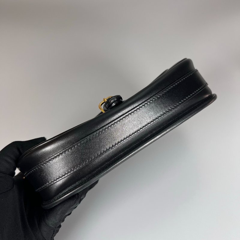 DIOR 黑皮革BOBBY橫版側肩包-4