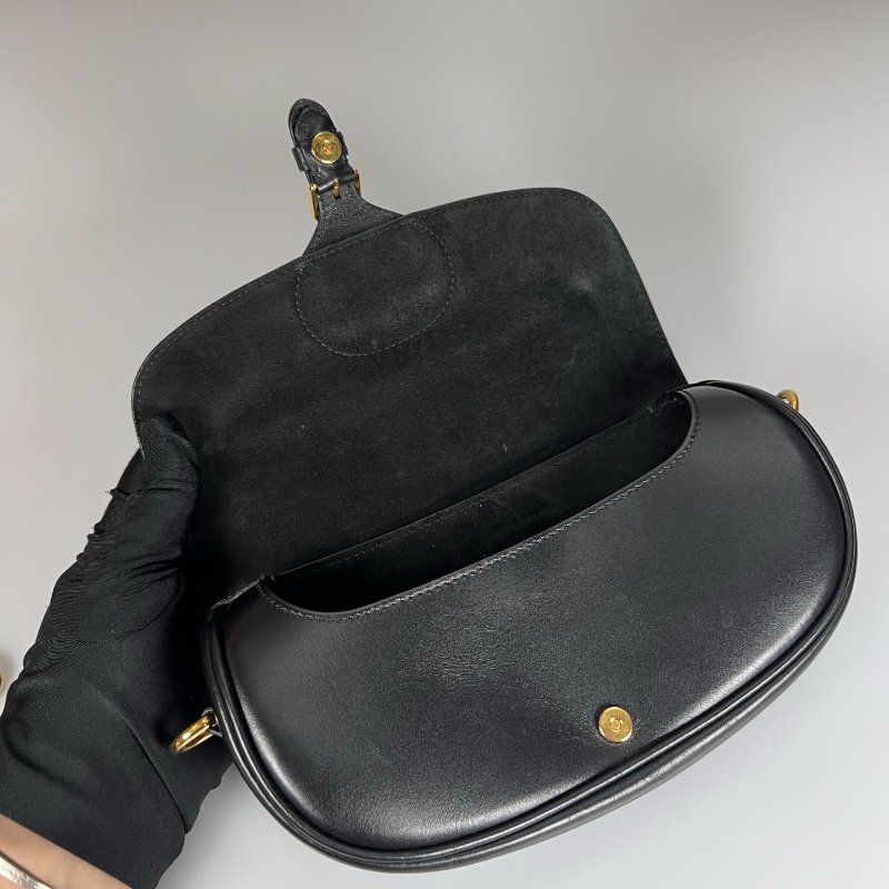 DIOR 黑皮革BOBBY橫版側肩包-5