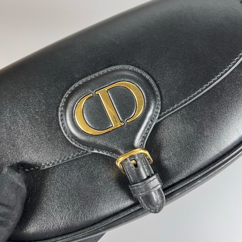 DIOR 黑皮革BOBBY橫版側肩包-6