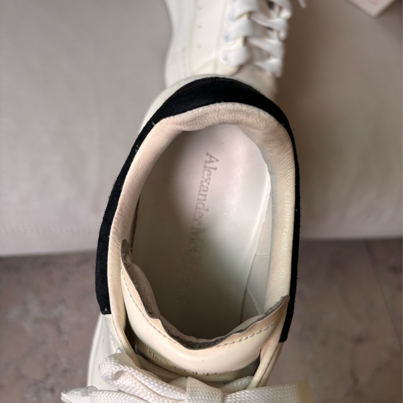 Alexander McQueen 【ALEXANDER MCQUEEN】MCQ 麥昆 運動鞋 休閒鞋 厚底鞋 白色黑尾 37-10