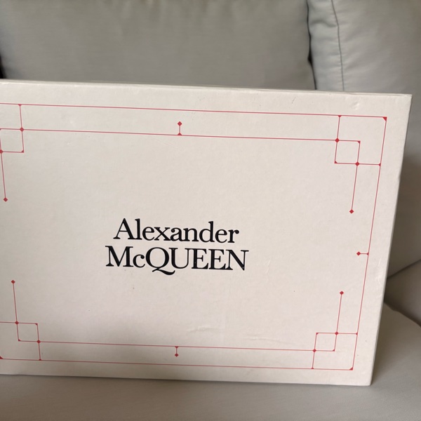 Alexander McQueen 【ALEXANDER MCQUEEN】MCQ 麥昆 運動鞋 休閒鞋 厚底鞋 白色黑尾 37-13