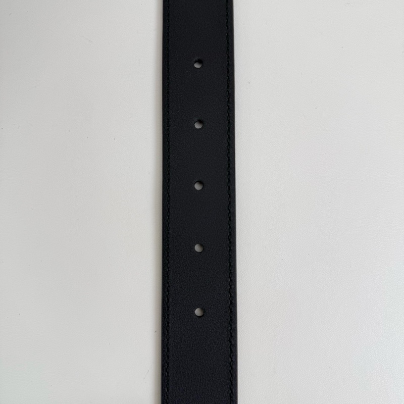 古馳/GUCCi 黑色 腰帶 金扣 尺碼:95碼 3CM寬-8