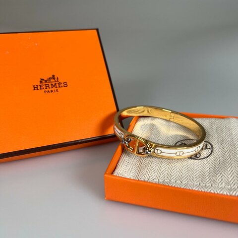 HERMES FI 1221 白金豬鼻CLIC H手環PM