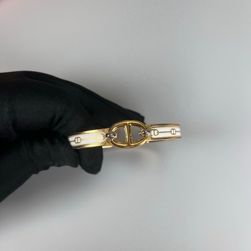 HERMES FI 1221 白金豬鼻CLIC H手環PM-1