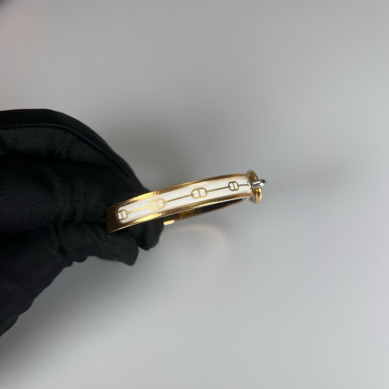 HERMES FI 1221 白金豬鼻CLIC H手環PM-3