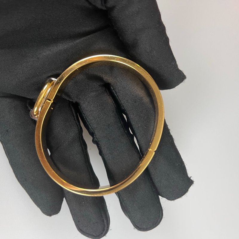 HERMES FI 1221 白金豬鼻CLIC H手環PM-6