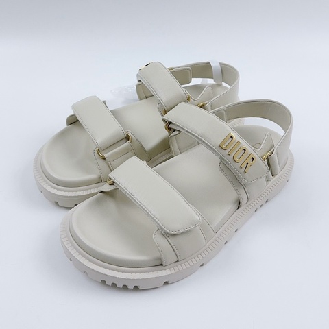 99新 Dior 迪奧 魔術貼涼鞋 36.5碼輕微使用過 無附件