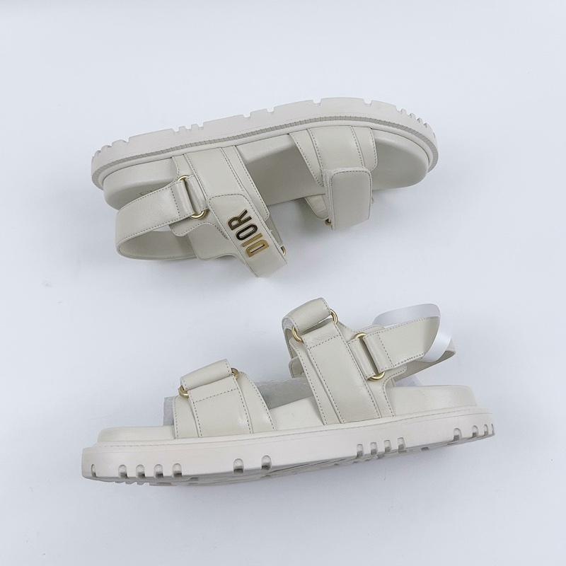 99新 Dior 迪奧 魔術貼涼鞋 36.5碼輕微使用過 無附件-4