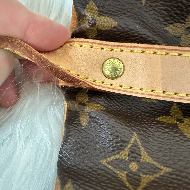 LV M42256 老花金釦雙層馬鞍包 斜背包-43