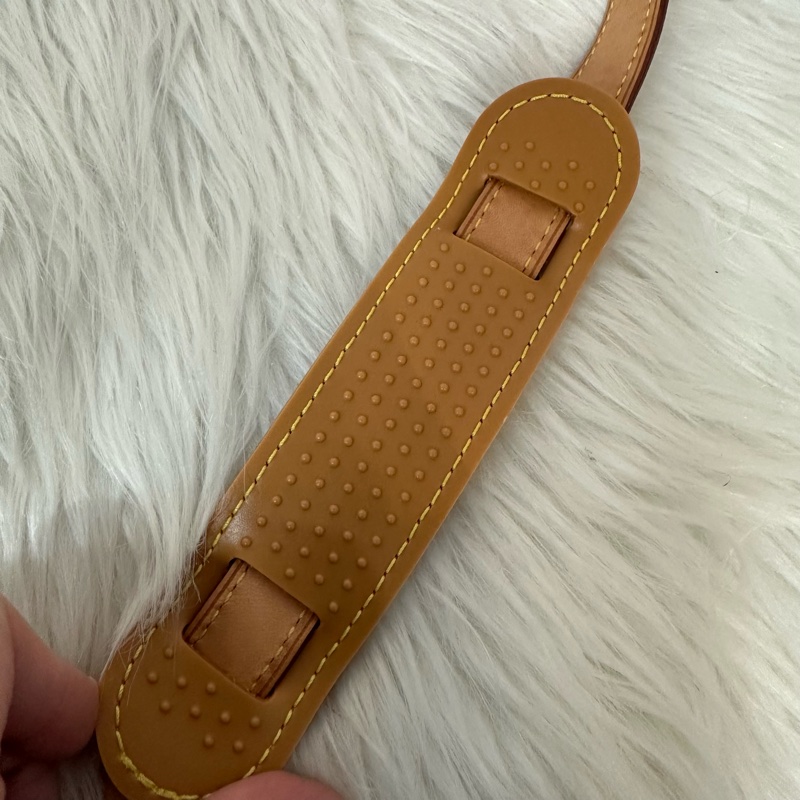 LV M42256 老花金釦雙層馬鞍包 斜背包-90