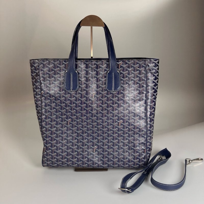 GOYARD  深藍老花VOLTAIRE 托特包 尺寸:36*37*7cm 附屬品:背帶 TE2950-0