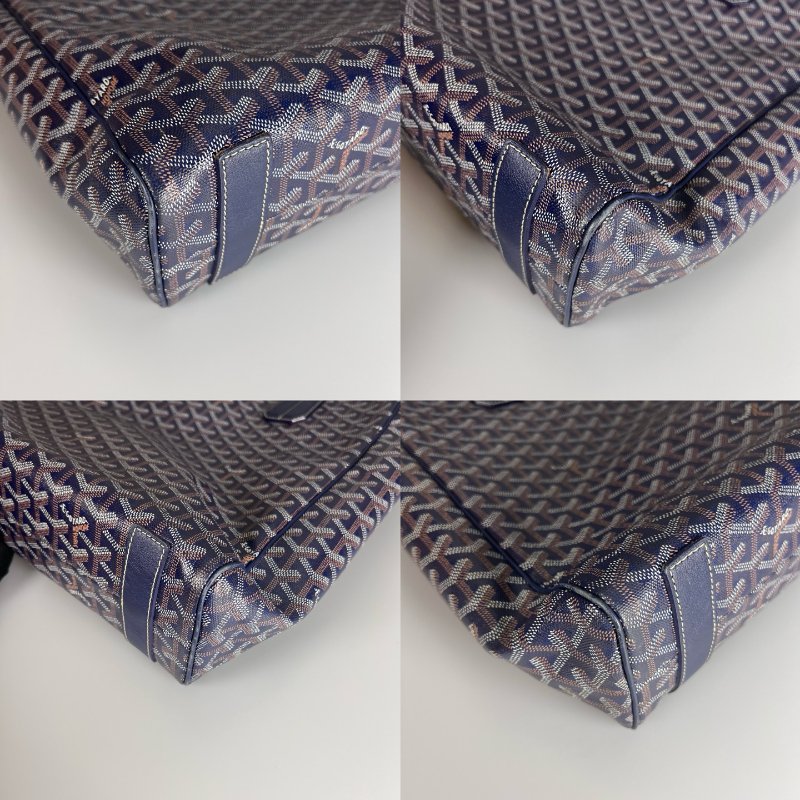 GOYARD  深藍老花VOLTAIRE 托特包 尺寸:36*37*7cm 附屬品:背帶 TE2950-8
