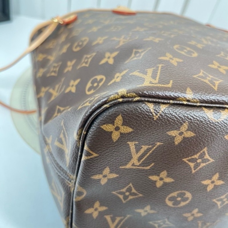 LV路易威登 芯片款 24年票 never full托特包購物袋單肩手提包 NF中最最經典的一款-11