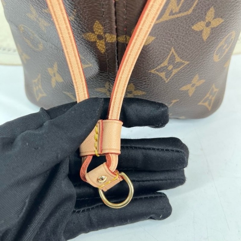 LV路易威登 芯片款 24年票 never full托特包購物袋單肩手提包 NF中最最經典的一款-20