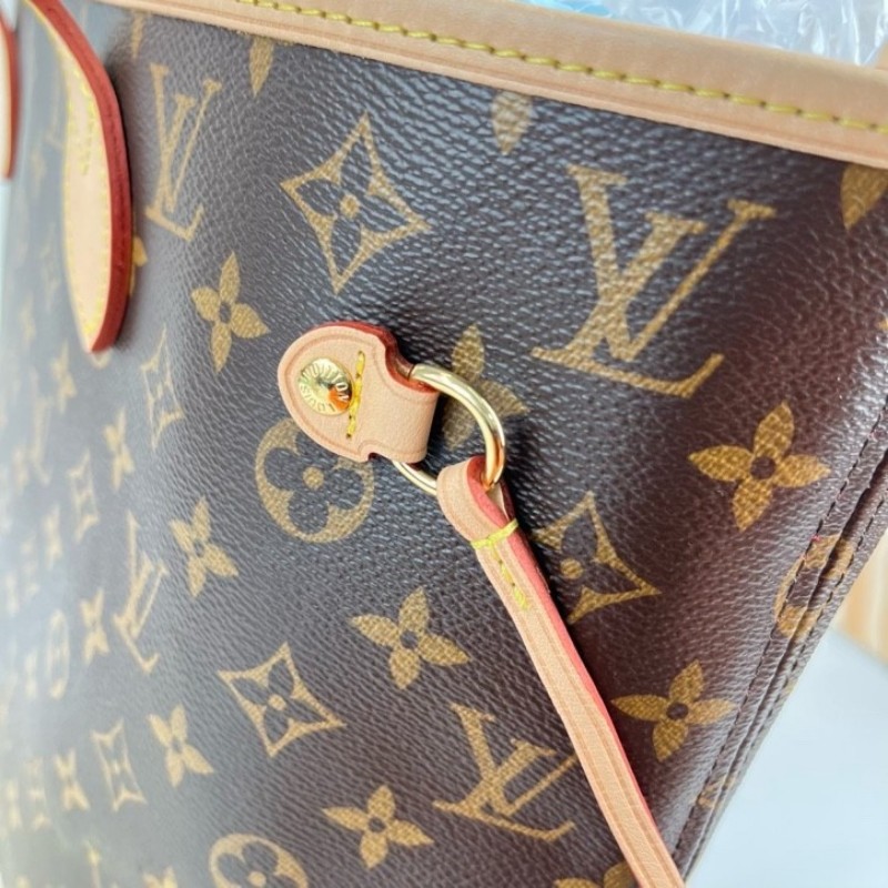 LV路易威登 芯片款 24年票 never full托特包購物袋單肩手提包 NF中最最經典的一款-24