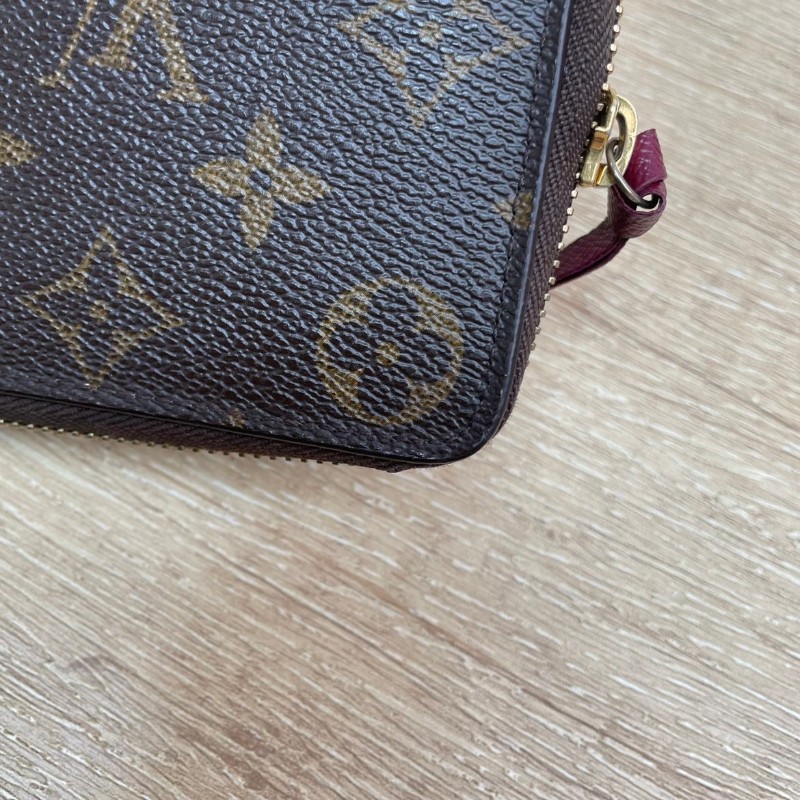 LV  路易威登 經典老花 長款拉鏈錢包 內裡多夾層-9