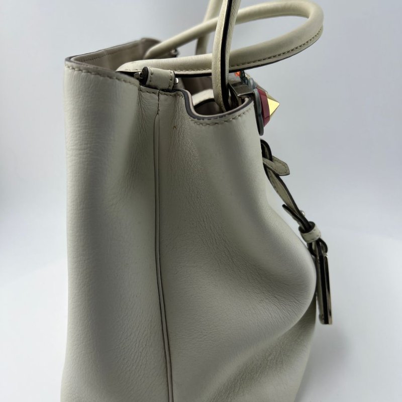 Fendi 2Jours Flowerland 花朵鉚釘手提包-2