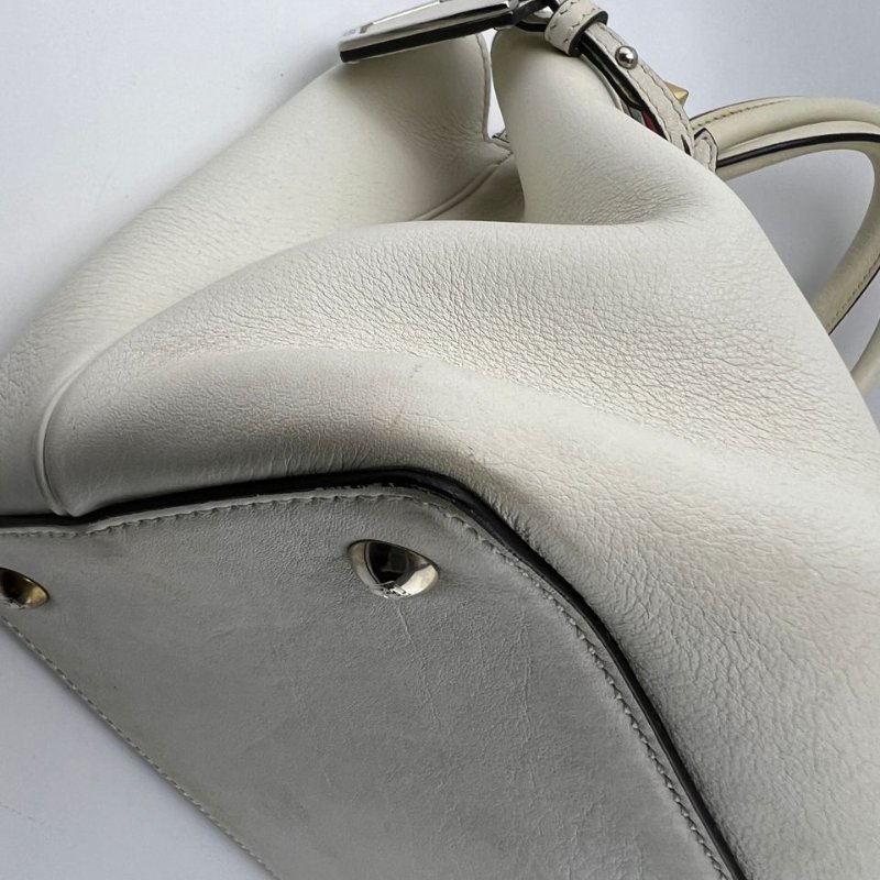 Fendi 2Jours Flowerland 花朵鉚釘手提包-12