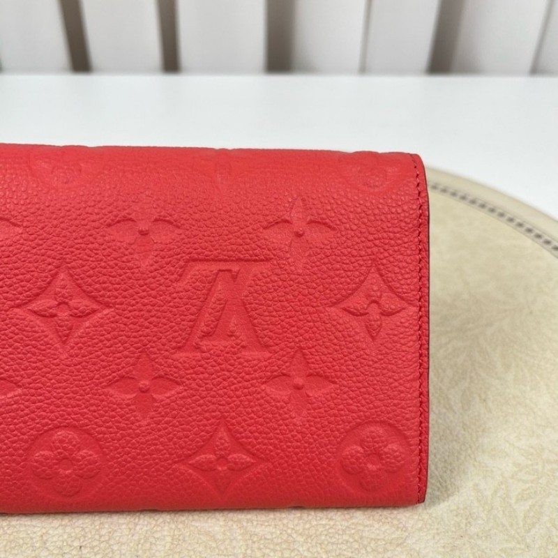 LV路易威登 經典老花搭配豆豆長款信封錢包 內裡整潔 卡位多 容量大-2