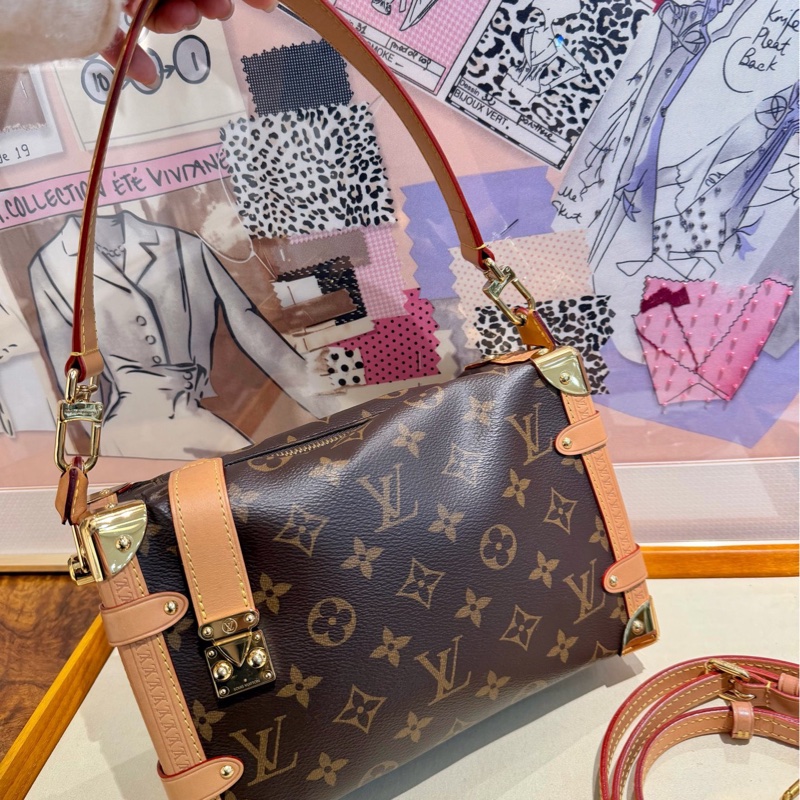 LV路易威登 Side Trunk中號軟盒子 谷愛凌同款 容量足夠 氣場十足 優雅的力量感-1