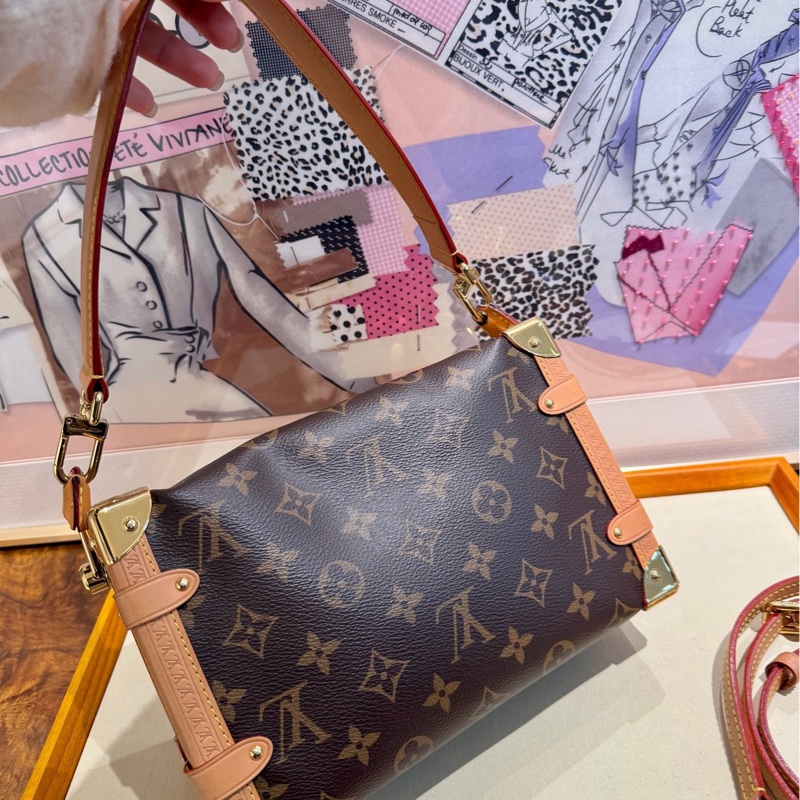 LV路易威登 Side Trunk中號軟盒子 谷愛凌同款 容量足夠 氣場十足 優雅的力量感-4