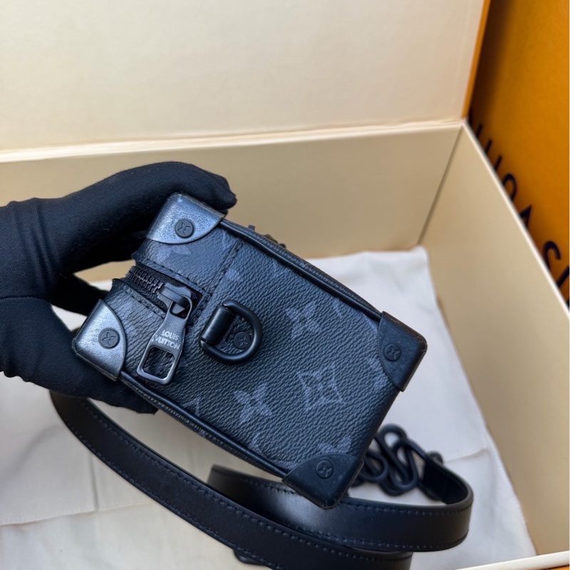 Lv/路易威登 LV soft trunk黑花 Trunk黑花盒子包-2