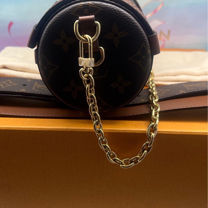 LOUIS VUITTON 芭比龍Papillon Trunk 老花鏈條S-lock鎖扣-3