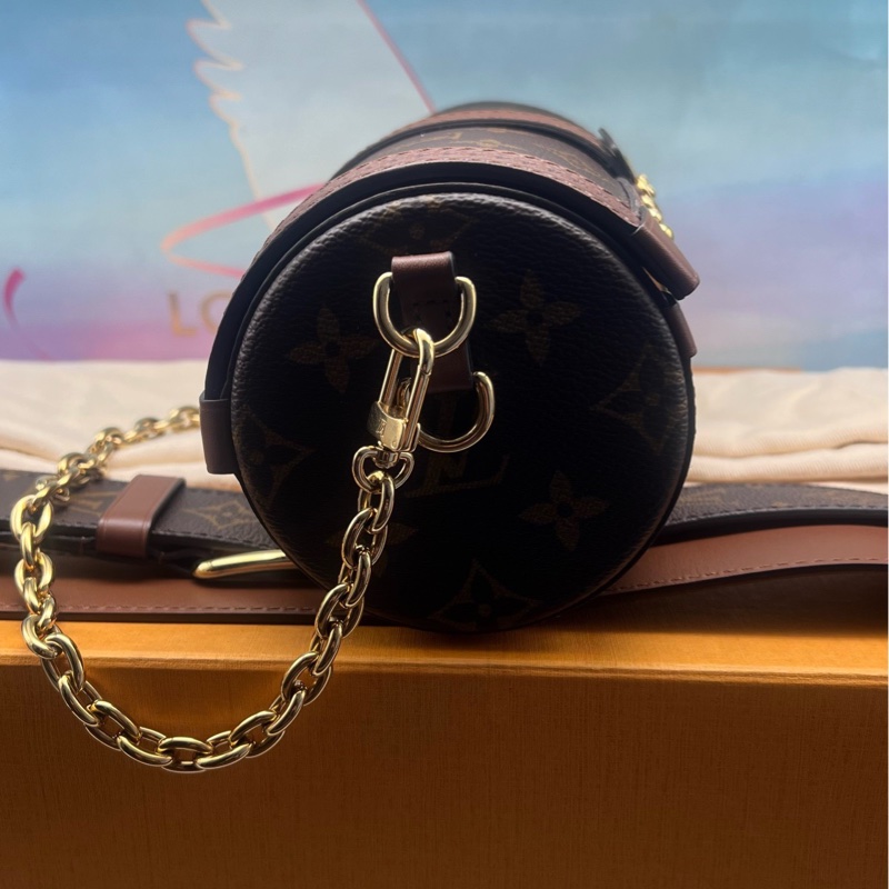 LOUIS VUITTON 芭比龍Papillon Trunk 老花鏈條S-lock鎖扣-4