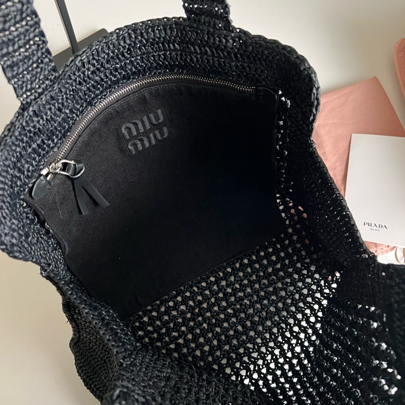 Miumiu黑色編織包-13