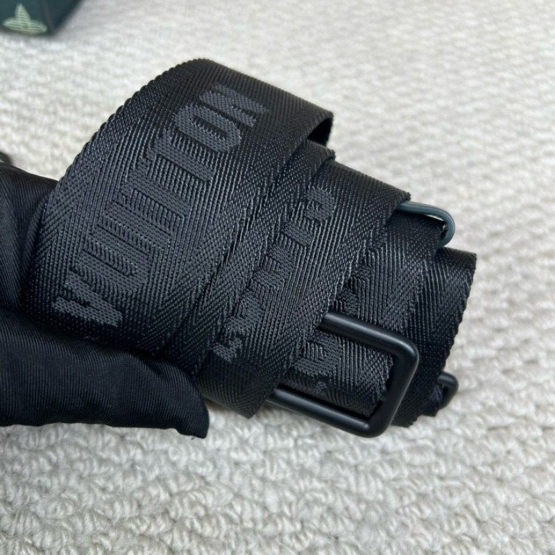 ghh hz LV路易威登深綠色Gaston二合一 老花滿印 可拆分使用 配肩帶和子袋 可單肩可斜挎 拉鍊順滑 內裡乾淨整潔 容量實用 日常通勤百搭-18