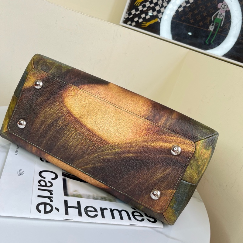 LV 大師系列 蒙娜麗莎蒙田 尺寸約32*24 Jeff Koons大師手繪系列 全球限量-6