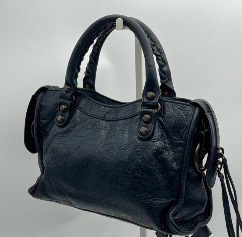 巴黎世家 Balenciaga Le city mini 藍色迷你機車包-2