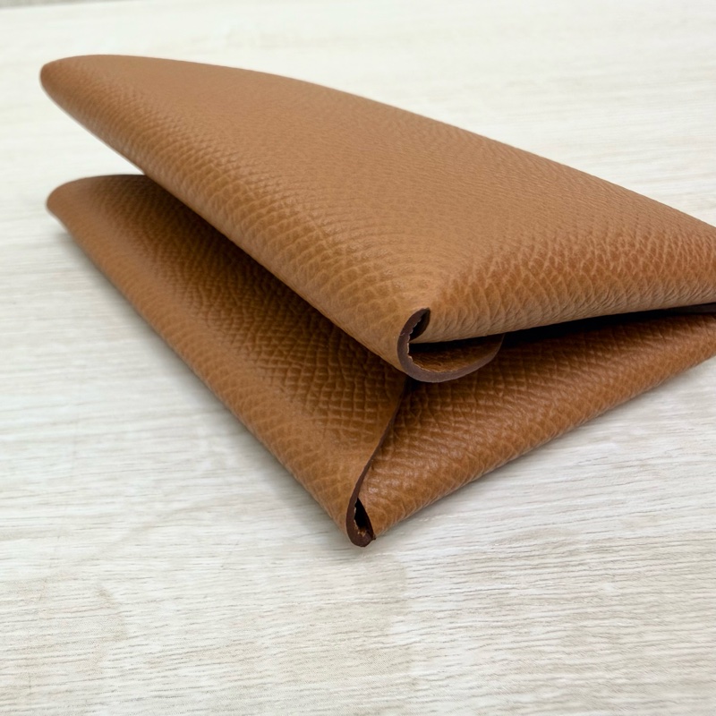 HERMES🤎37棕calvidou零錢卡包H083035/G刻-4