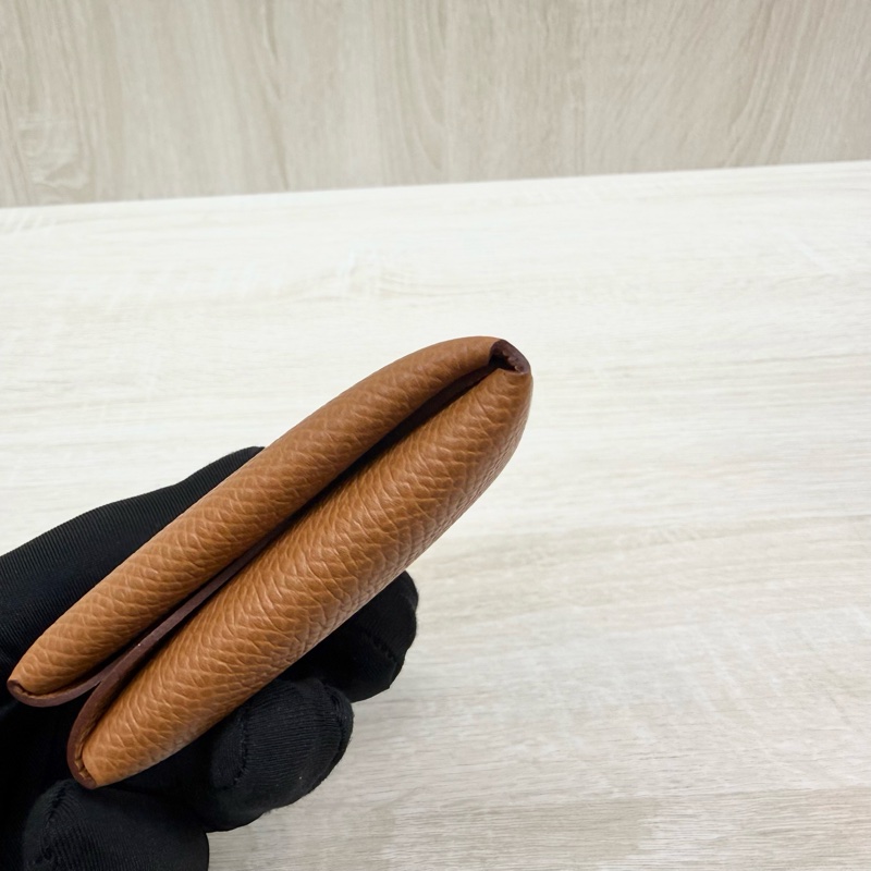 HERMES🤎37棕calvidou零錢卡包H083035/G刻-7