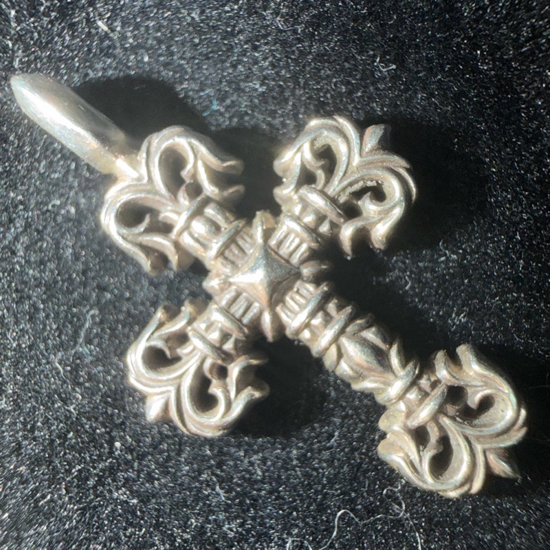 Chrome hearts 火焰十字架 小號-0