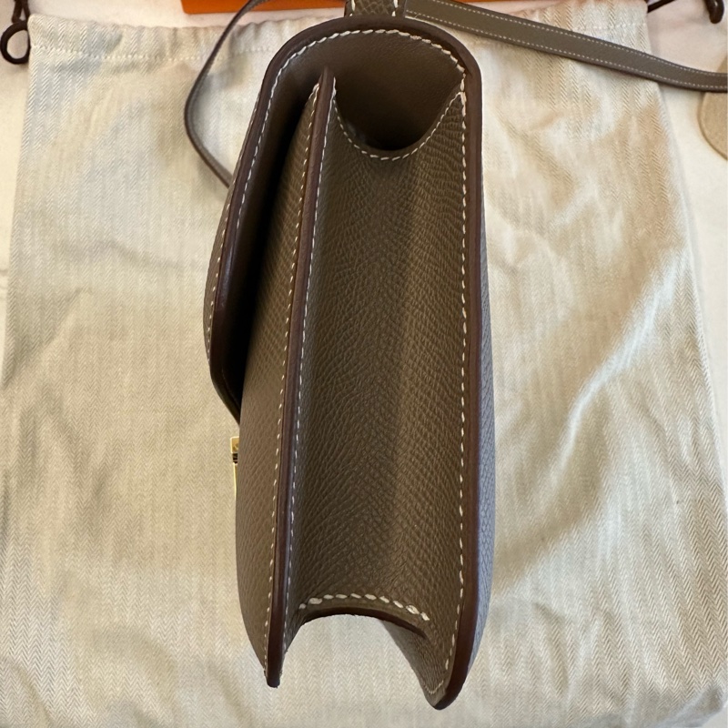 Hermes Constance elan 灰色 金扣-3