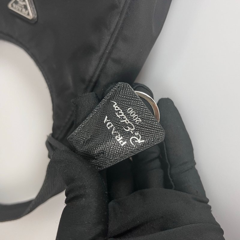 PRADA 1NE515 黑尼龍單肩HOBO包-8