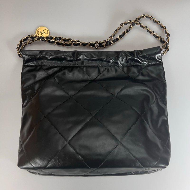 CHANEL 22包黑金小號 AS3261/晶片款-2