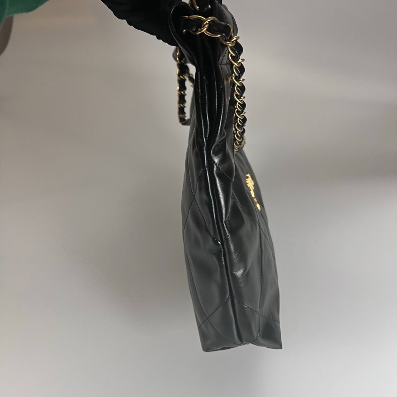 CHANEL 22包黑金小號 AS3261/晶片款-3