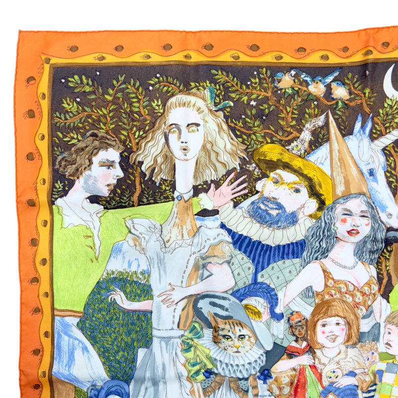 HERMES Fairytales by Hermès scarf 90 童話故事 絲巾-2