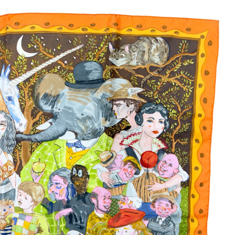 HERMES Fairytales by Hermès scarf 90 童話故事 絲巾-3