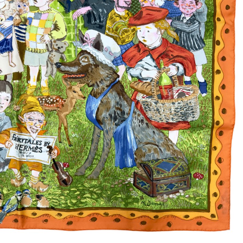 HERMES Fairytales by Hermès scarf 90 童話故事 絲巾-5